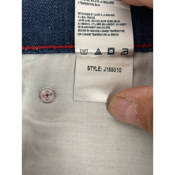 Raised Research Group LRG Straight Fit Jeans Men 38 Blue Mustaches J155010 style - Picture 14 of 15